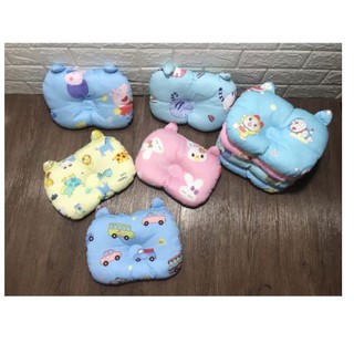 [Sản phẩm cho bé sơ sinh] Gối lõm sơ sinh cotton chống bẹp đầu hàng chất lượng cao