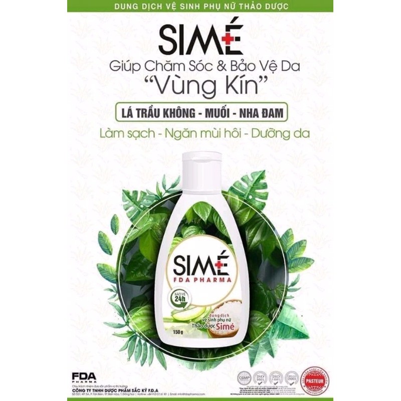 Dung dịch vệ sinh phụ nữ SIMÉ chai 100g
