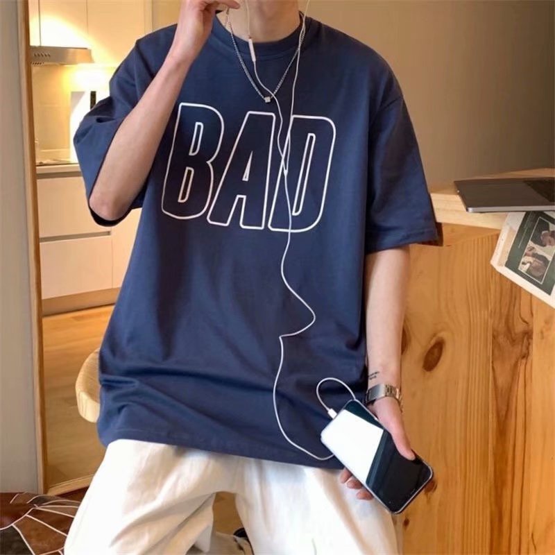 Áo Thun Tay Ngắn Dáng Rộng Phong Cách Hip Hop Thời Trang Mùa Hè Mới Cho Nam 2021