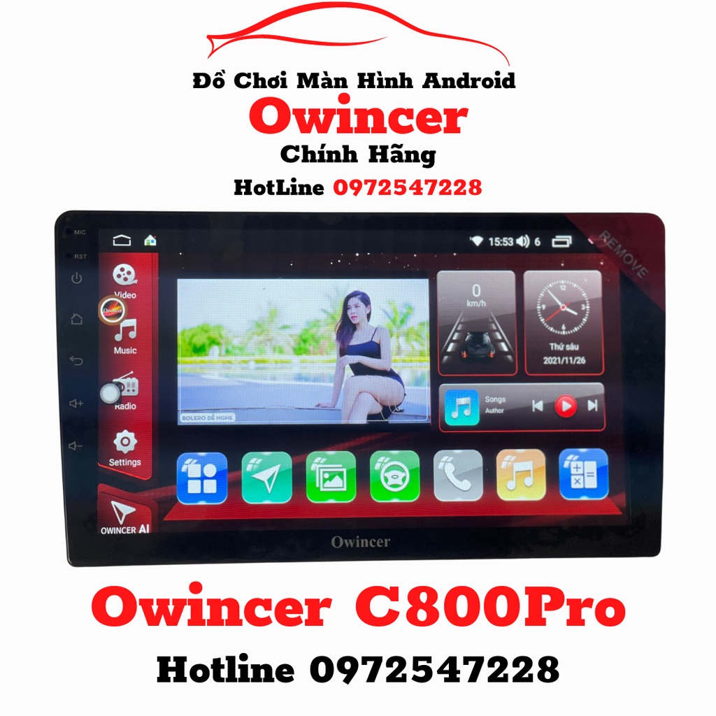 Màn Hình Android Owincer C800Pro Ram 2