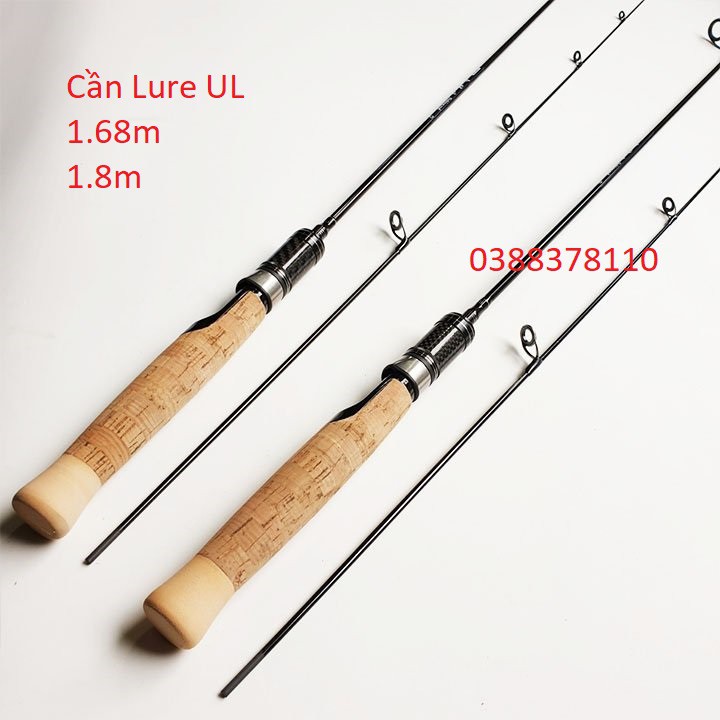 Cần Câu Lure 2 Khúc UL, Cần Câu Cá Mương Cá Chày Cá Lóc