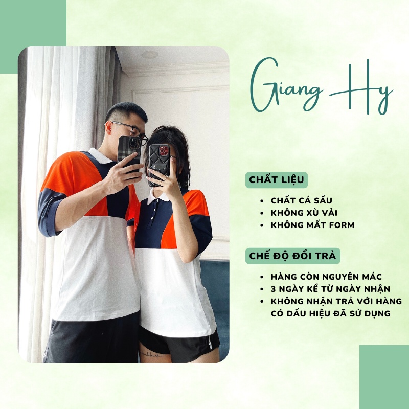 Áo polo nam nữ form rộng unisex DAS