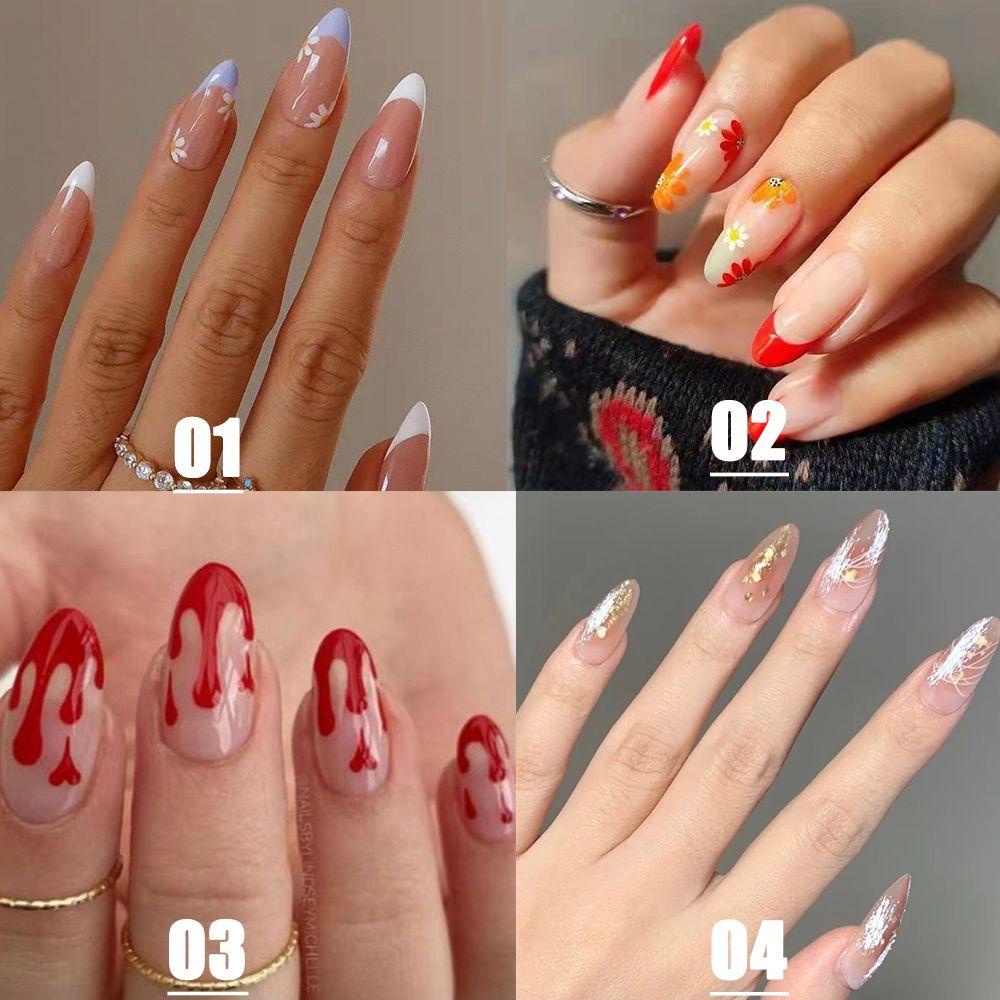 Bộ 24 Móng Tay Giả Thời Trang Cho Nữ