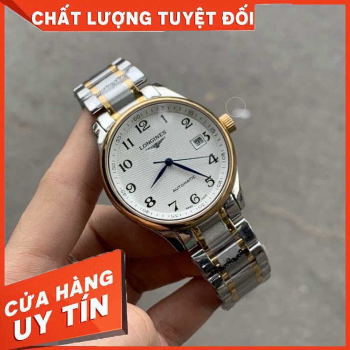 Đồng Hồ Nam longines Sapphire L25184 Case 38mm Mặt Số Máy Cơ Automatic Nhật