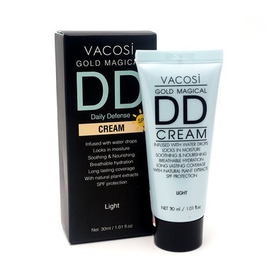 Kem nền DD Cream Vacosi Gold Magical  + Tặng bộ cọ 6 cây