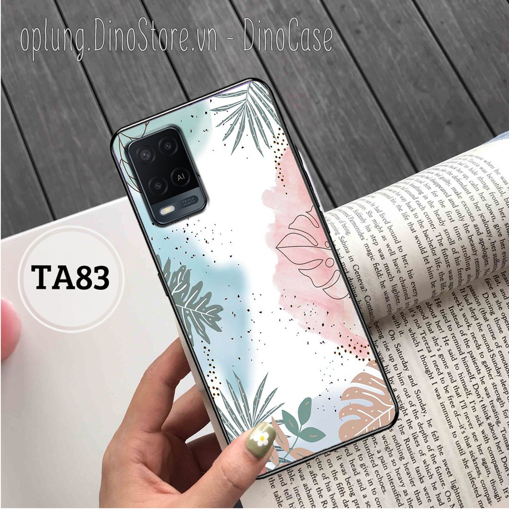 Ốp lưng điện thoại Oppo A54 4G - A74 4G - A94 4G - A95 4G - Ốp lưng Oppo in hình hoa cỏ vintage đơn giản nhẹ nhàng nữ tí