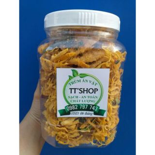 1kg (2 hũ) cơm cháy lắc khô gà xé gà nhiều siêu ngon (tặng bánh tráng trộn)