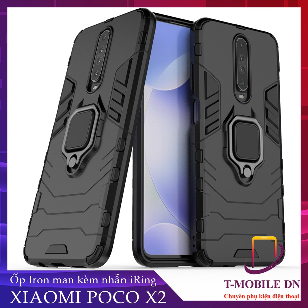 Ốp lưng Xiaomi Redmi K30 K30i 5G Racing Poco X2 chống sốc Iron Man Iring cao cấp