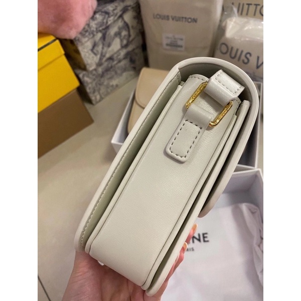 Túi Celine classic màu trăng size 19 - 25