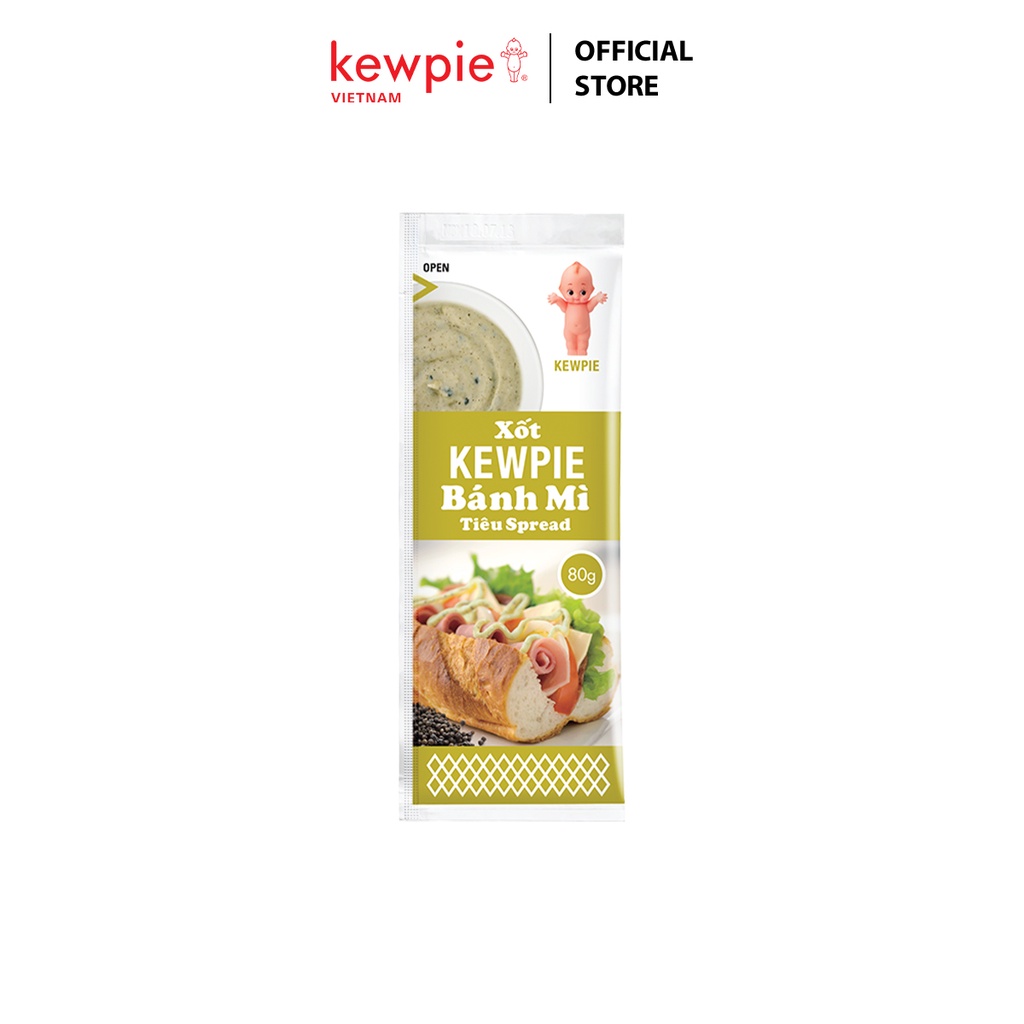 Xốt Kewpie Bánh Mì Vị Tiêu 80g