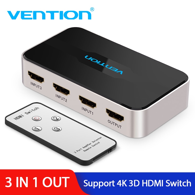 Bộ Chia Hdmi 3 Vào 1 Ra 4k X 2k Cho Xbox 360 Ps4 Smart Android Laptop Hdmi