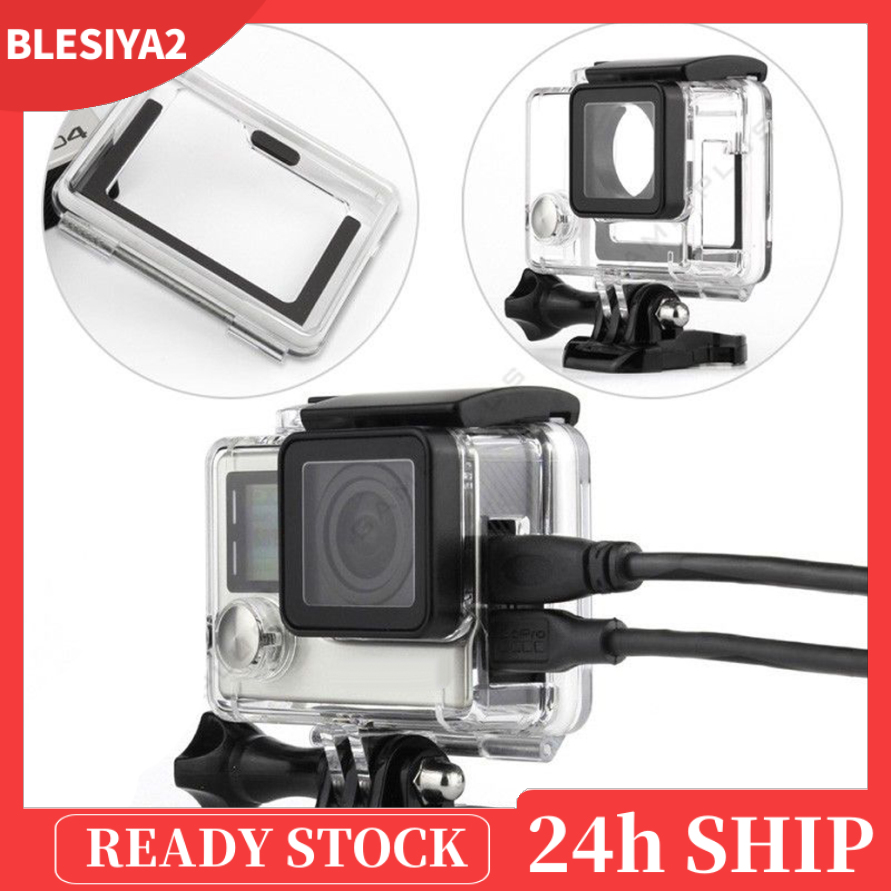 (Hàng Mới Về) Vỏ Bảo Vệ Mặt Bên Của Máy Ảnh Gopro Hero 3 + / 4