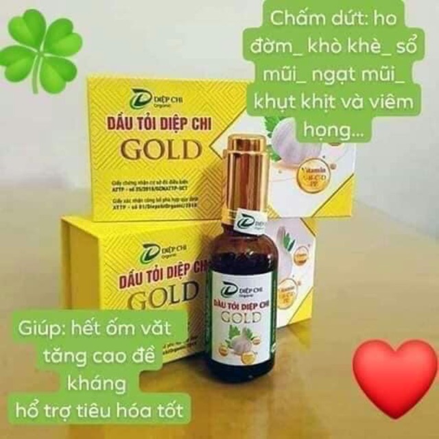 Dầu tỏi diệp chi gold