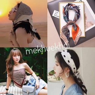 Khăn Lụa Vuông 70x70, Khăn Lụa Quàng Cổ