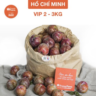 3kg vip 2 mận hậu sơn la giòn tươi chín mọng