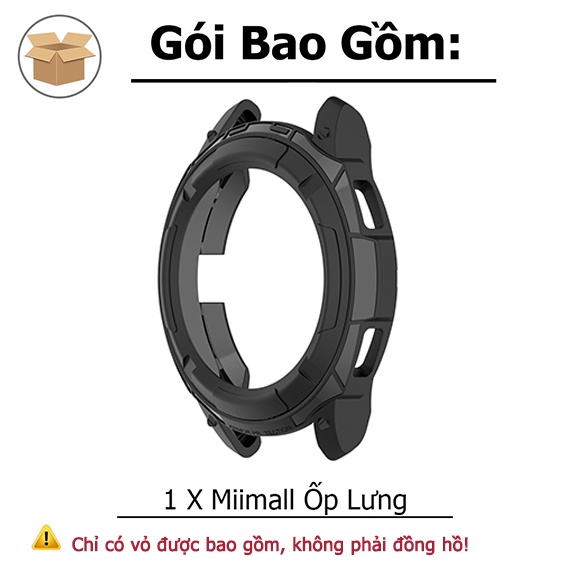Ốp viền mặt đồng hồ bằng TPU mềm chống nước thoáng khí chống rơi cho Samsung Galaxy Watch 4 Classic 42mm 46mm