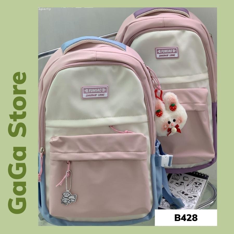 Balo nữ đi học phối màu đẹp dễ thương ulzzang hàn quốc giá rẻ B428