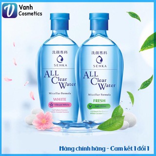 Nước tẩy trang Senka A.l.l Clear Water Micellar Formula