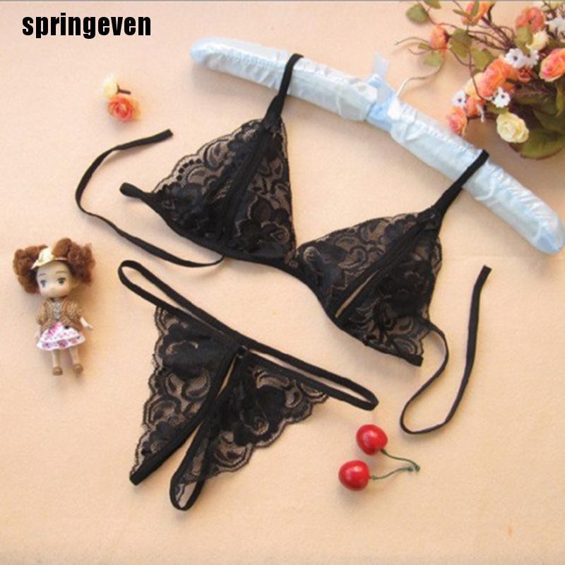 Set Đồ Lót Ren Không Gọng Quyến Rũ Cho Nữ