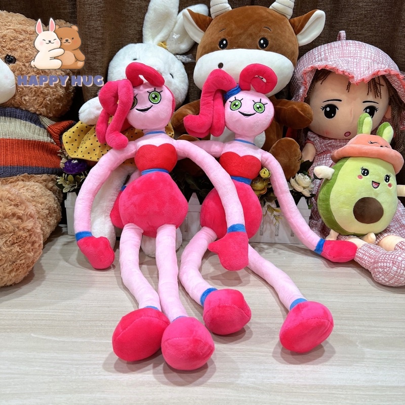 Mommy Long Legs nhân vật Game Poppy Playtime size 50/62cm loại đẹp, đồ chơi Huggy Wuggy nhồi bông cho bé - Happy Hug