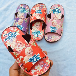 Dép trẻ em 💥FREESHIP💥 Dép lê quai ngang cho bé trai bé gái hình elsa đế mềm dễ thương