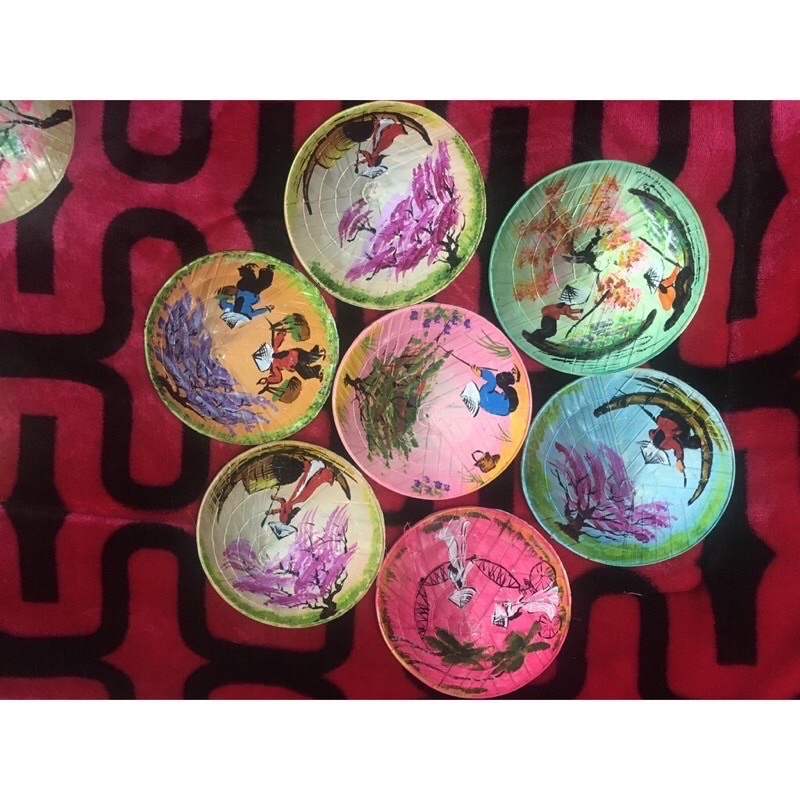 Nón Lá Vẽ Sơn Dầu Mini