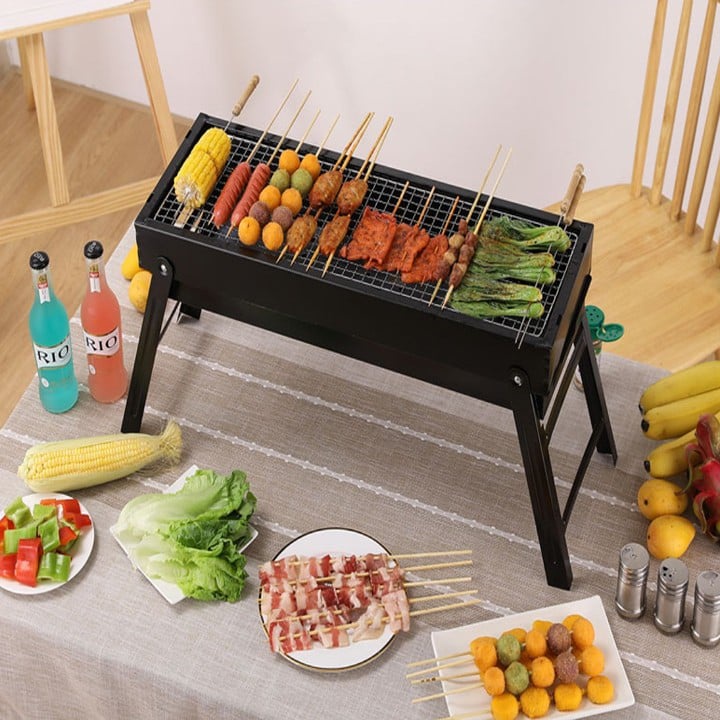 [ HÀNG HOT] Bếp nướng than hoa BBQ ngoài trời LOẠI 1 chất lượng