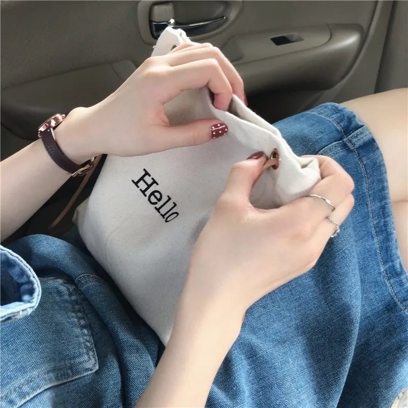 Váy Yếm Jean Nữ Màu Xanh Có Túi Trước Phom Rộng, Yếm Bò Basic Có Dây Điều Chỉnh Phong Cách Hàn Quốc Loại 1 Đủ Size