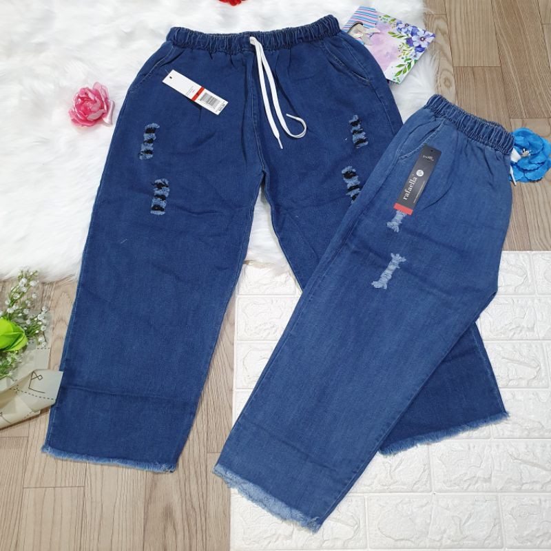 [75kg] Quần jeans 9 tấc