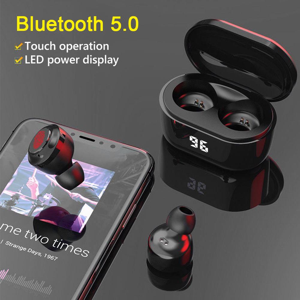 tai nghe Bluetooth in-ear TWS Mini Wireless Bluetooth 5.0 HiFi Tai nghe âm thanh nổi có mic