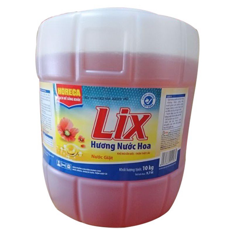 Nước giặt Lix hương nước hoa 10kg
