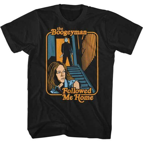 Áo thun Halloween Pulp Fiction Bookcover Boogeyman Follow Me Home Horror Tee