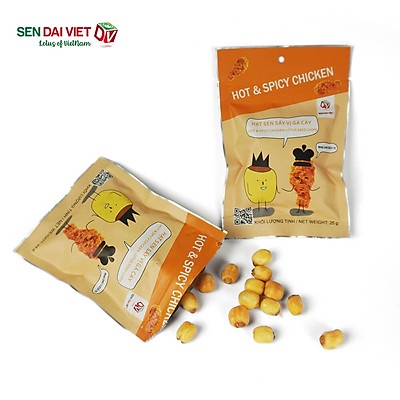 Củ Sen Sấy Vị Gà Cay-Cay Cay,Mặn Mặn-Sen Đại Việt-Gói 35g