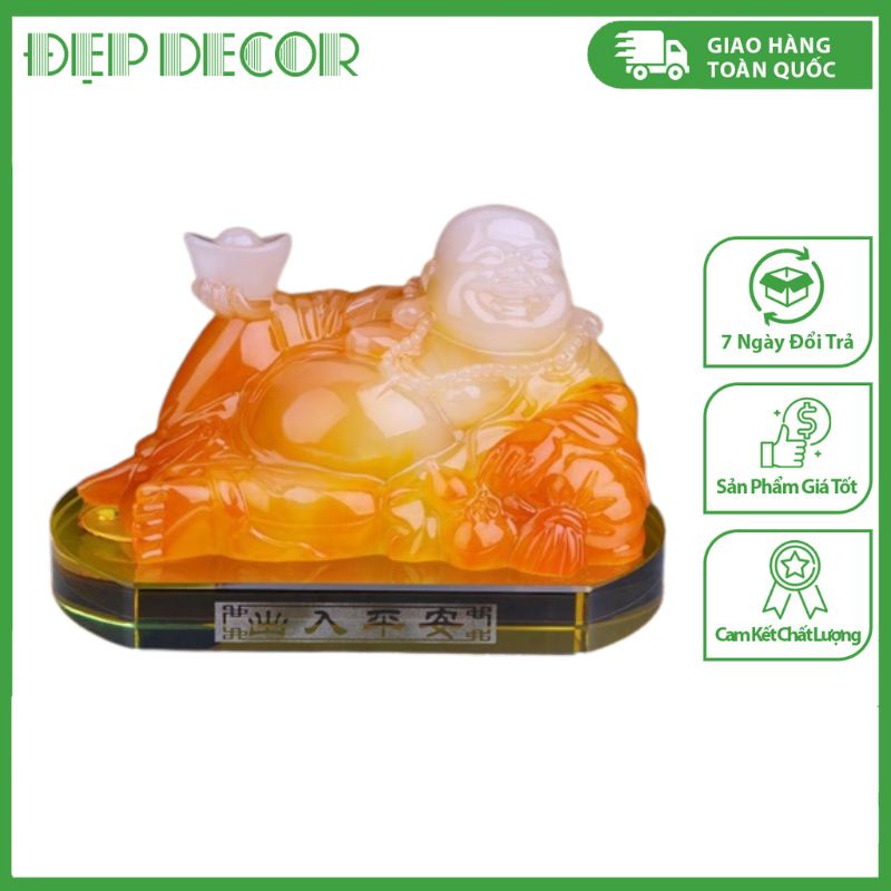 Tượng Phật Di Lặc Phong Thủy Có Ngăn Nước Hoa Để Trên Taplo Ô Tô / Bàn Làm Việc Đẹp🔰 Decor