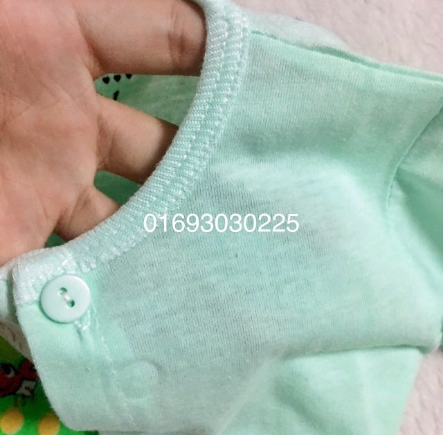 Áo dài tay Carter khuy giữa size 1,2,3