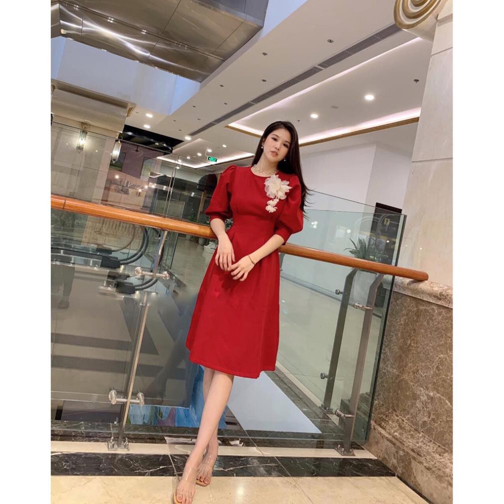 Đầm Thiết Kế Tay Bồng🛑FREESHIP🛑Giảm 30k Khi Nhập Mã [THAOCHI] Đầm Thiết Kế Tag Hoa - Đủ Size - Ảnh Thật | BigBuy360 - bigbuy360.vn