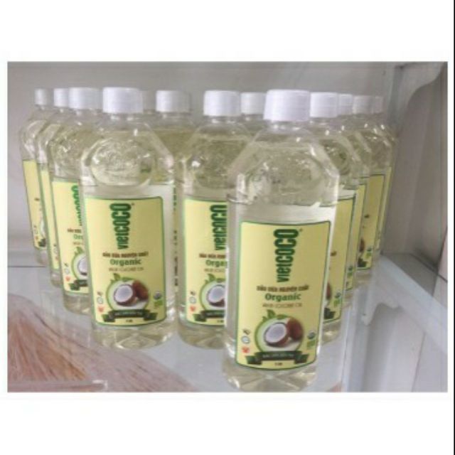 COMBO 5 chai dầu dừa ép lạnh nguyên chất Vietcoco