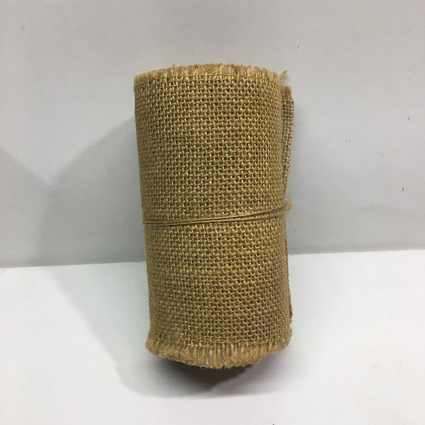 Cuộn 4,5M vải bố trang trí, làm đồ handmade ( Khổ 15cm )