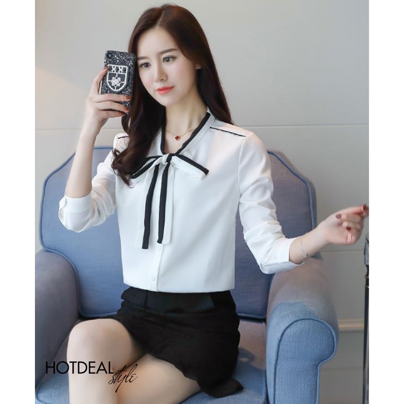 Áo sơ mi nữ Hàn Quốc 👄FREESHIP👄 Giảm ngay 50k khi nhập [THOITRANGNU] Thời Trang Nữ Công Sở Thiết Kế Cao Cấp | BigBuy360 - bigbuy360.vn