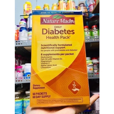 Vitamin cân bằng đường huyết  Diabetes Health Pack Nature Made