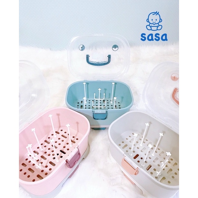 (Mẫu 2021) Khay Giá úp bình sữa Jupin mẫu mới có 2 van thoát hơi ẩm