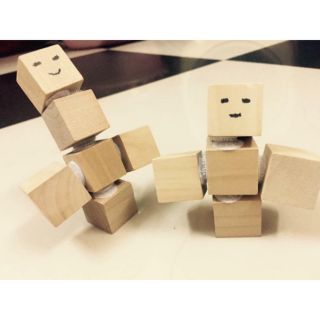 100 khối gỗ vuông mộc