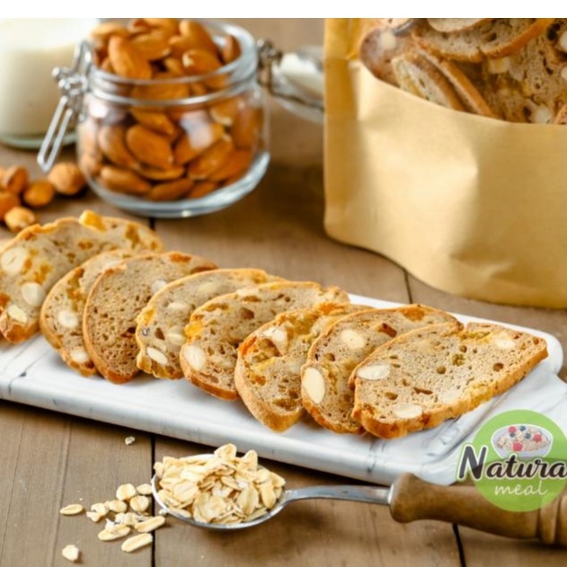 Bánh ăn kiêng Natural Biscotti, bánh ăn kiêng giảm cân Biscotti mix 3 vị B01 | BigBuy360 - bigbuy360.vn