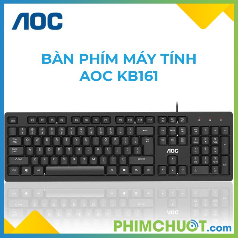 Bàn phím máy tính AOC KB161