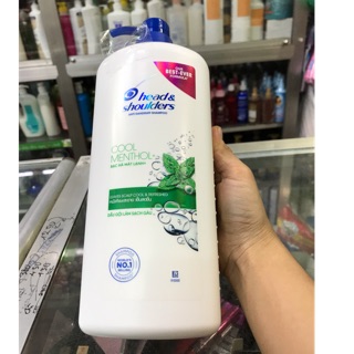 Dầu Gội Head & Shoulder 1.2L Bạc Hà Chai mẩu mới