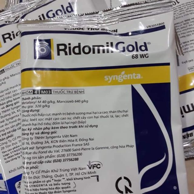 Thuốc trừ bệnh ridomil gold