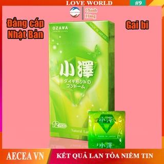 BCS Gai Bi Nhật Bao Cao Su Gai Bi Nhật Siêu Mỏng GEL Bôi Trơn Kéo Dài Thời Gian Hương Thơm Tự Nhiên Chất Lượng Cao OZAWA