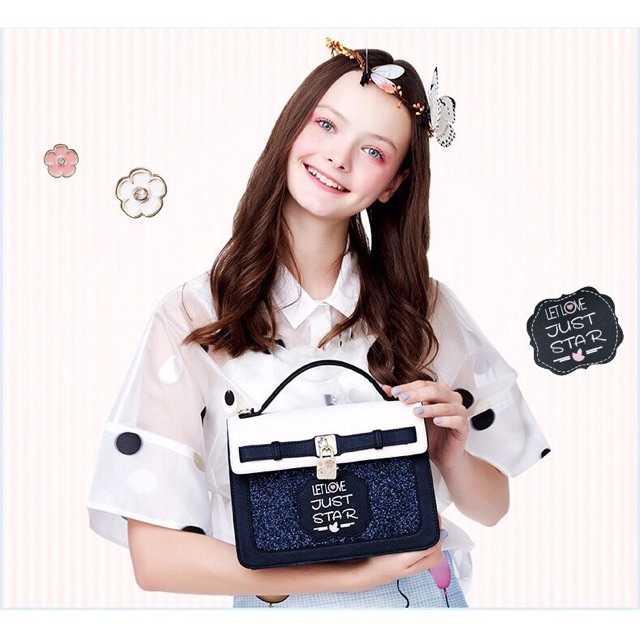 [Mã WABRBAGS giảm 20K đơn 99K] Túi xách nữ Just Star phong cách Hàn Quốc - MG19