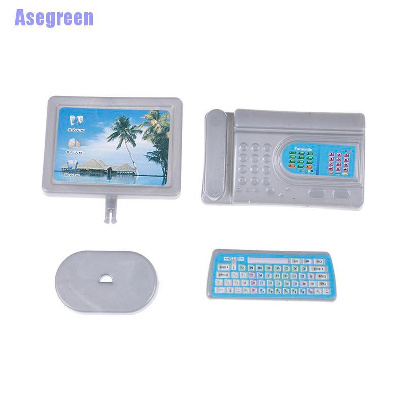 Mô Hình Máy Tính Đồ Chơi Cho Nhà Búp Bê