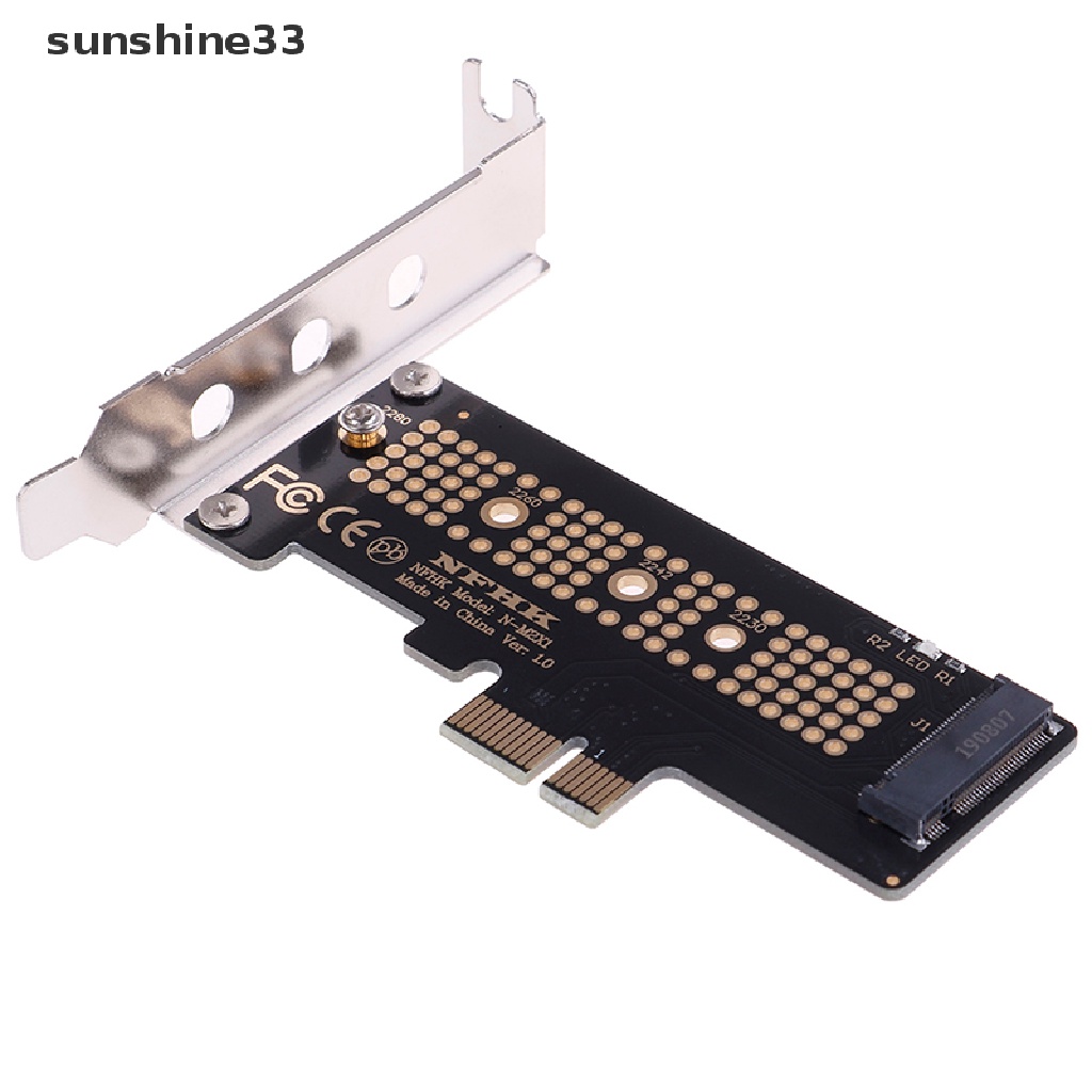 【SU】 NVMe PCIe M.2 NGFF SSD to PCIe x1 adapter card PCIe x1 to M.2 card with bracket . | BigBuy360 - bigbuy360.vn